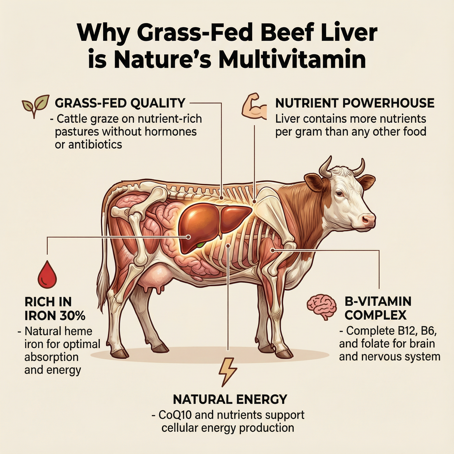 WANDERLY BEEF LIVER - Testosterone Supplement